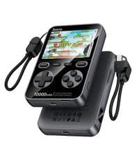 Зовнішній акумулятор HOCO Q47 Shine PD20W Power Bank with Game Console (10000mAh) Metal Gray