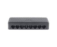 8мы портовый Gigabit Ethernet коммутатор ONV-H3008ES в черном корпусе, 8*1000Мб портов, 12В 1Ач, 132 55 23.9мм