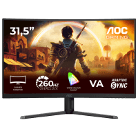Монiтор TFT AOC 31.5” C32G42ZE VA FHD Curved 240Hz (260 OC) 300nit HDMI DP Black