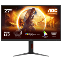 Монiтор TFT AOC 27” U27G4XM MiniLED IPS 4K 160Hz 1200nit HDMI DP Pivot USB G-Sync