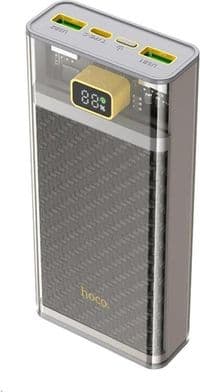 Універсальна мобільна батарея 20000 mAh, Hoco J103A "Discovery Edition", Black, 22.5 Вт, 1xType-C (PD3.0) / 2xUSB (QC3.0), цифровий LED дисплей