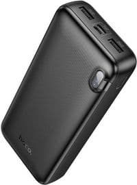 Універсальна мобільна батарея 20000 mAh, Hoco J128A "Powerful", Black, 10 Вт, 1xType-C (PD3.0) / 2xUSB (QC3.0)
