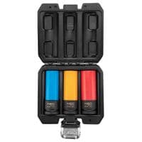 Набір торцевих насадок Neo Tools 1/2", 17,19,21мм 3шт