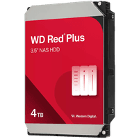 HDD NAS WD Red Plus (3.5'', 4TB, 512MB, 5400 RPM, SATA 6 Gb/s)