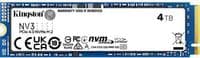 Накопитель SSD 4TB M.2 NVMe Kingston NV3 M.2 2280 PCIe Gen4.0 x4 (SNV3S/4000G)