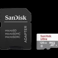 Карта памяти SANDISK Ultra microSDXC 128GB + SD Adapter Class 10 UHS-I