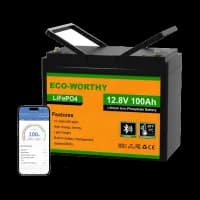 Аккумуляторная батарея Eco-Worthy LiFePO4 12V 100Ah bluetooth