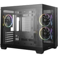 Корпус DeepCool CG330 3F Black (R-CG330-BKNGM3-G) без процессора