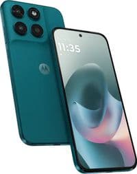 Смартфон Motorola G77, Shaded Spruce, 6.78" (2340x1080, 120 Гц, AMOLED), MediaTek Dimensity 6400 (8 ядер), Mali-G57 MC2, 8Gb, 256Gb, MicroSD (до 2 ТБ), 108/8Mp + 32Mp, NFC, 5G, Wi-Fi 6, Bluetooth 5.4, Type-C, 5200 mAh, Android 16 (PBAW0027RS)