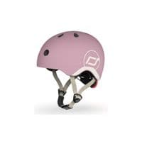 Шлем Scoot&Ride пастельно-сиреневый с фонариком 45-51см (SR-181206-WILDBERRY)