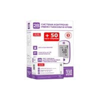 Глюкометр 2B Ultra + Тест-смужки Ultra 50 шт. (7640296963943)