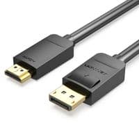 Кабель Vention DisplayPort - HDMI (M/M), 2 м, Чорний (HADBH)