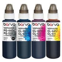 Чорнило Barva Canon PGI-5PGBK pigm + CLI-8C/M/Y 4x100 мл special (CPGI5-100-MP)