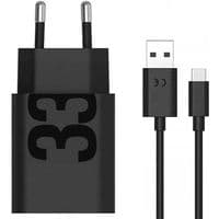 Зарядное устройство для Motorola 33W Black + кабель Type-C (PG38C06448)