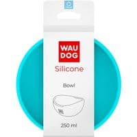 Посуда для кошек WAUDOG Silicone Миска 250 мл голубая (50812)