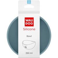 Посуда для кошек WAUDOG Silicone Миска 250 мл серая (508111)