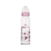 Бутылочка для кормления Baby-Nova стеклянная Розовая 240 мл (3960324)