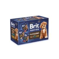 Влажный корм для собак Brit Premium Fillets in Gravy Multipack для малых пород филе в соусе Мультипак 12 шт х 85 г (8595602572472)