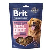 Лакомство для собак Brit Premium Semi-moist Snacks Beef with Apples полувлажные с говядиной и яблоками 180 г (8595602573929)