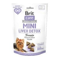 Лакомство для собак Brit Care Mini Treats Liver Detox для малых пород детокс печени индейка вкус черника 50 г (8595602578573)