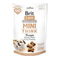 Лакомство для собак Brit Care Mini Treats Think для малых пород для умственных способностей индейка, арахисовое масло 50 г (8595602578559)