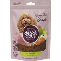Лакомство для собак Delickcious с индейкой, морковью и яблоком 80 г (4820269147331)