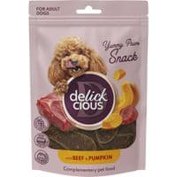 Лакомство для собак Delickcious с говядиной и тыквой 80 г (4820269147355)