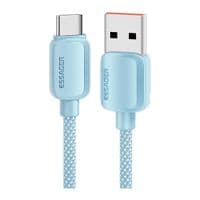 Кабель для передачи данных USB 2.0 AM — USB-C 1,0 м 100 Вт синий Essager (EXC7A-WL03-P)
