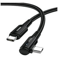 Кабель для передачи данных USB-C — USB-C, 1,0 м, 100 Вт, черный, Essager (EXCTT1-CGWT01)