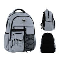 Рюкзак школьный GoPack Education Teens 184 серый (GO26-184L-2)