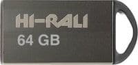 Флеш накопичувач USB 64Gb Hi-Rali Mini Fit, Black, USB 2.0 (HI-64GBMINFIT)