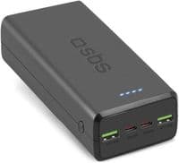 УМБ SBS 30000mAh 20W PD,QC, 2xUSB-A, 2xUSB-C Black