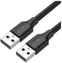 Кабель USB 2.0 AM - USB AM, 1.5 м, Black, Ugreen US102 (10310)