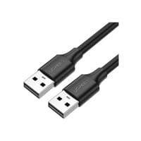Кабель USB 2.0 AM - USB AM, 1 м, Black, Ugreen US102 (10309)
