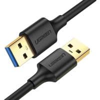Кабель USB 3.0 AM - USB AM, 1 м, Black, Ugreen US128 (10370)