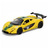 Машина TechnoDrive McLaren P1 желтый 124 (250943MLP1YW)