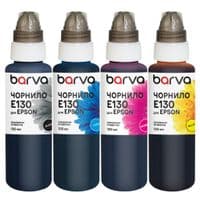 Чернила Barva Epson T073/T092/T129/T130 4x100 мл, специально, pigmented BK/C/M/Y (E130-100-MP)