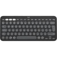 Клавиатура LOGITECH K380 Pebble Keys 2 - TONAL GRAPHITE - US INT'L - BT