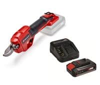 Секатор аккумуляторный Einhell GE-LS 18 Li Kit 18В PXC акб 1х2.5А·час до 28мм ЗП 0.9кг