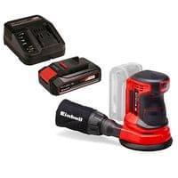 Шлифмашина эксцентриковая аккумуляторная Einhell TE-RS 18 Li Kit 18В акб 1х2.5А·час 125мм 14000-22000об/мин 1.2кг