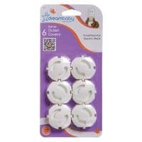 Заглушка для розетки DreamBaby велика EURO 6 шт (G140)