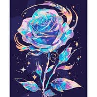 Картина по номерам Santi Блестящая роза 40х50 см LED подс (956647)