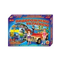 Настольная игра Утро Путешествуем по Украине 3 в 1 (9789668003271)