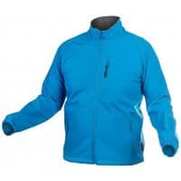Куртка робоча Hoegert BIESE HT5K256-2XL SoftShell 96% поліестер/4% еластан синя, 2XL (56) (HT5K256-2XL)