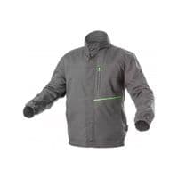 Куртка робоча Hoegert LEMBERG HT5K800-1-2XL 65% поліестер/35% бавовна темно-сіра, 2XL (56) (HT5K800-1-2XL)