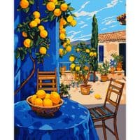 Картина по номерам Santi Лимонный дворик 40х50 см (955754)