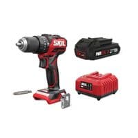 Шуруповерт Skil 3075 CA Compact Li-Ion 20V, безщеточное ударное, 2.0Ah, зарядное устройство (CD1E3075CA+BC1E3136A)