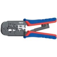 Обжимной инструмент KNIPEX, многофункциональный, RJ 11/12, RJ 45, 190мм, 0.340кг.