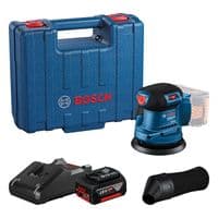 Шлифмашина эксцентриковая аккумуляторная Bosch Professional GEX 185-LI 18Вт 125мм 6000-10000об/мин 0.93кг без АКБ и ЗП