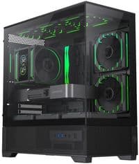 Корпус компьютерный Mini Tower без блока питания M-ATX, ITX, Tempered Glass, USB3.2x2, Type-C, Combo VISTA 2 MB